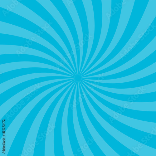 水色のスパイラルな背景のベクターイラスト