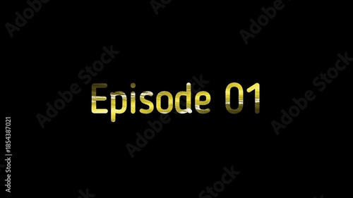 Luxury Black and Gold Text Animation