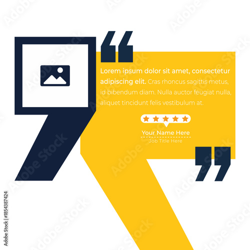 Client feedback social media post template. Customer feedback testimonial social media post web banner bundle design.EPS10.