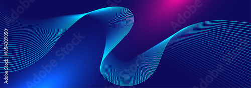 Futuristic Digital Wave Background with Glowing Lines for technology, artificial intelligence, innovation, data flow, and modern digital presentations. Perfect for websites, banners, apps etc 