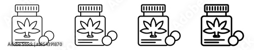 Drugs Icon Set Different Style Collection