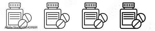 Medicine Icon Set Different Style Collection