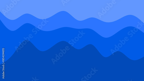 Scenic Mountain Landscape with Rolling Hills and Vibrant Sky