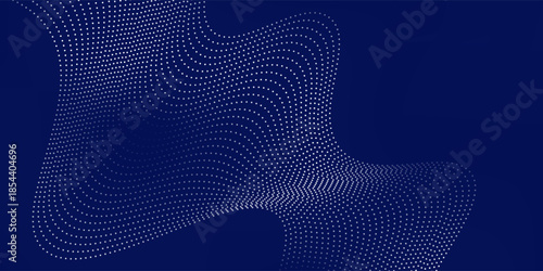 Blue background abstract with line waves and gradient variation. Suitable for user interface space art good simple
