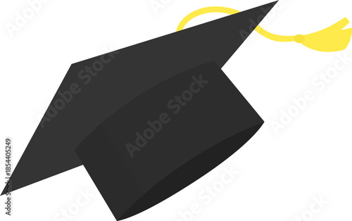 Black graduation cap