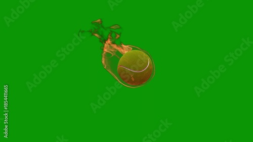 A green screen with white background and pair of glasses on tennis ball fire being hit by an image grass in the shape circle bug animated chromakey background cartoonish movement gesture