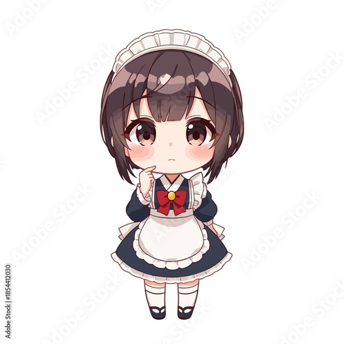 Japanese Maid Cartoon very cute 