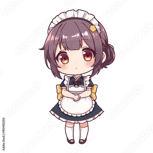 Japanese Maid Cartoon very cute 