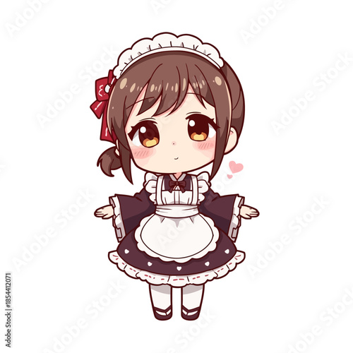 Japanese Maid Cartoon very cute 