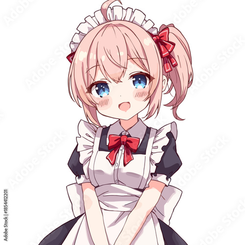 Japanese Maid Cartoon very cute 