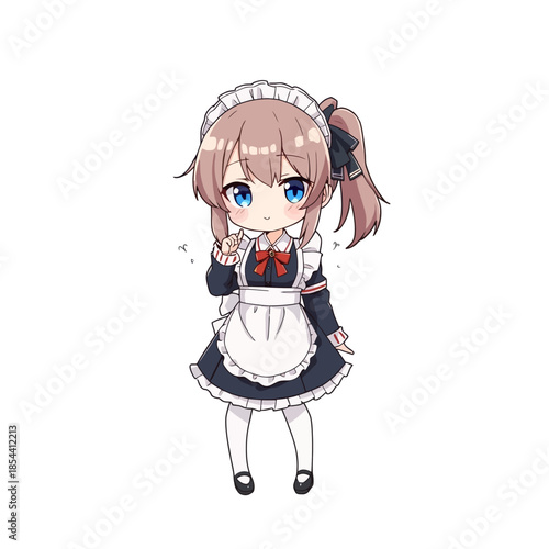 Japanese Maid Cartoon very cute 