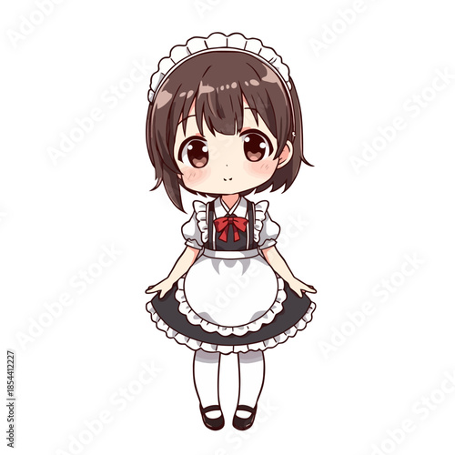 Japanese Maid Cartoon very cute 