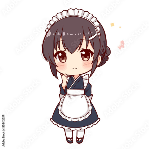 Japanese Maid Cartoon very cute 