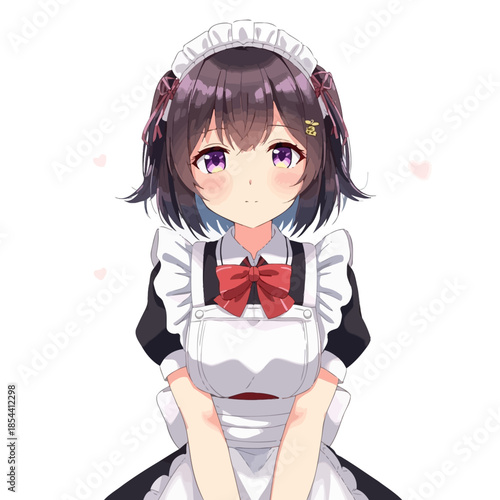 Japanese Maid Cartoon very cute 
