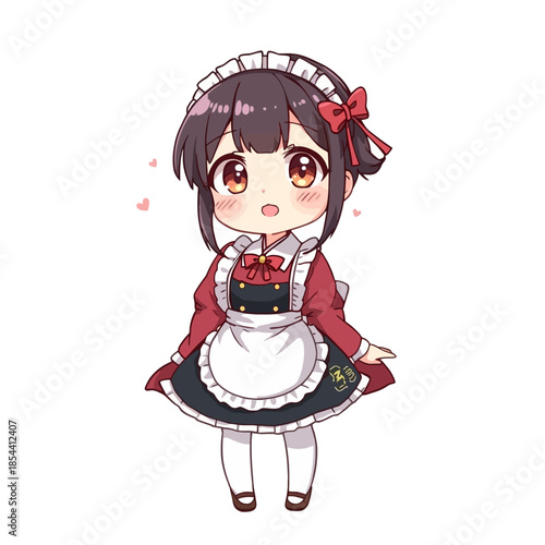 Japanese Maid Cartoon very cute 