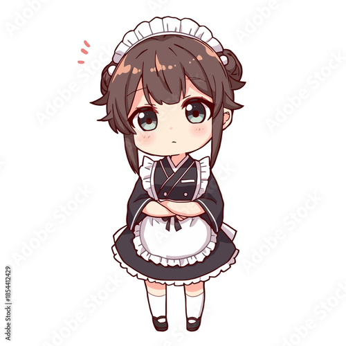 Japanese Maid Cartoon very cute 