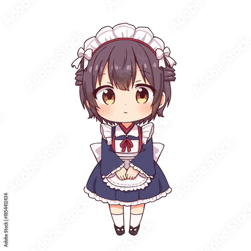 Japanese Maid Cartoon very cute 
