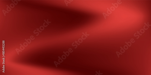 Abstract red gradient background, light and shadow on the backdrop with dimensions, hot tone wall modern red best seller