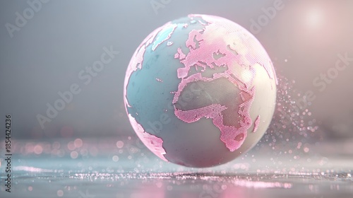 Abstract earth graphic design