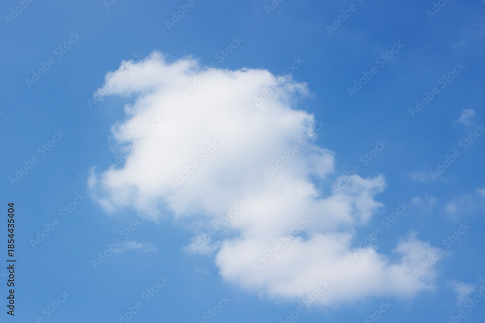Fototapeta premium Blank sky surface with small clouds