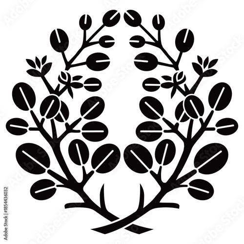 	家紋です。抱き萩といいます。