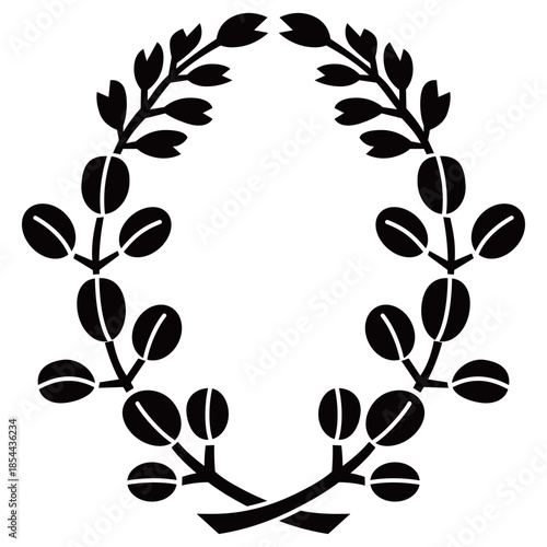 	家紋です。花付き抱き萩といいます。