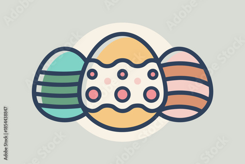 egg trio food product icon