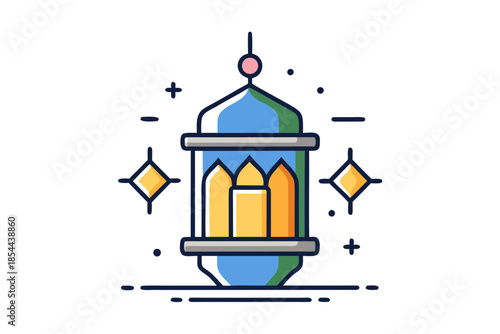 eid lantern ramadan icon