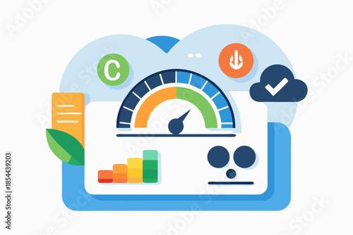 emission control dashboard gauge icon