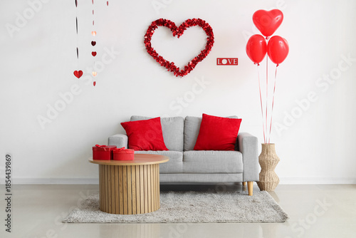 Interior of living room dec...