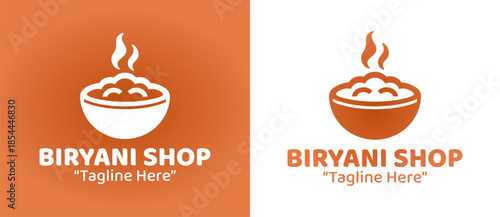 Biryani Shop Logo Casual Dining Food Identity