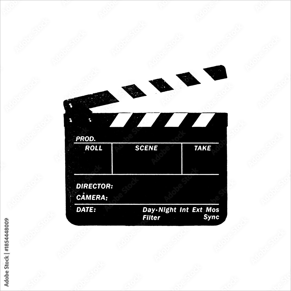 Fototapeta premium Film Clapperboard Slate