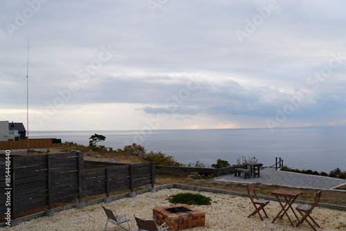 view of Pacific Ocean from Aki City, Kochi - Japan	