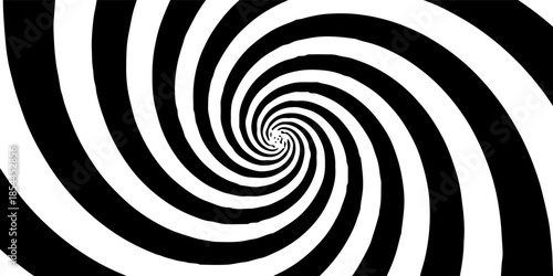 Hypnotic Black and White Spiral Abstract Background for Design, Art, Presentations, and Creative Marketing.modern abtrack background