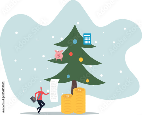 Budget, expense and cost calculation, investment advisor or financial planning .about a man and his life.