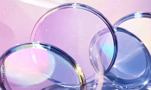 glass texture bubbles slow motion abstract background.ai 