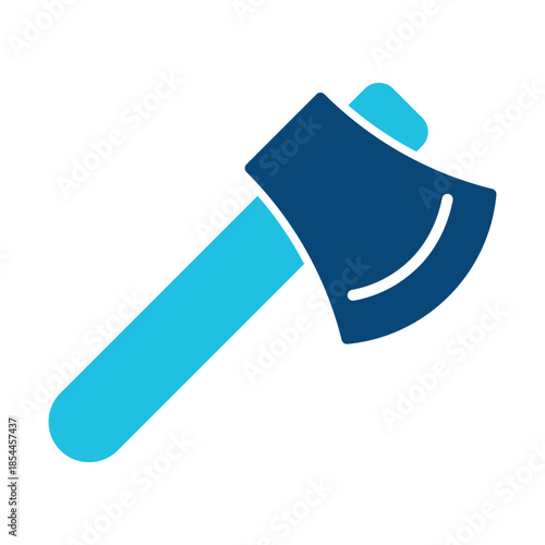 Simple solid axe icon.