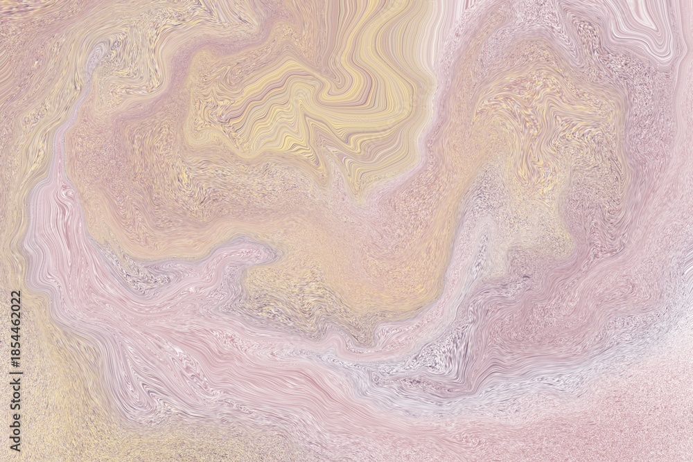 Fototapeta premium Cream and Peach Abstract Marble Swirl Texture