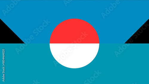 Minimal curved shapes forming soft dynamic background compositions