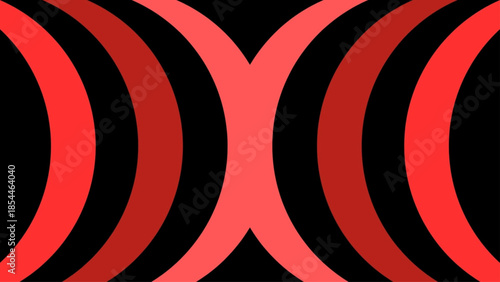 Simple geometric flow enhancing elegance in contemporary digital designs