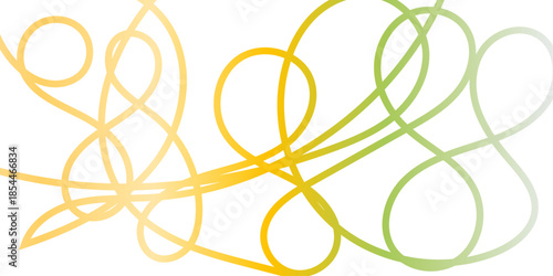 Abstract background with flowing colorful lines in shades of yellow and green with brown, abstract flowing gradient wave line pattern on creativity geometric shapes seamless design background.