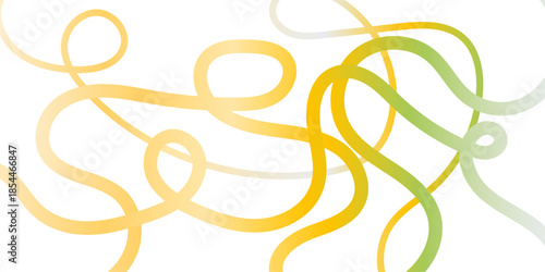 Abstract background with flowing colorful lines in shades of yellow and green with brown, abstract flowing gradient wave line pattern on creativity geometric shapes seamless design background.