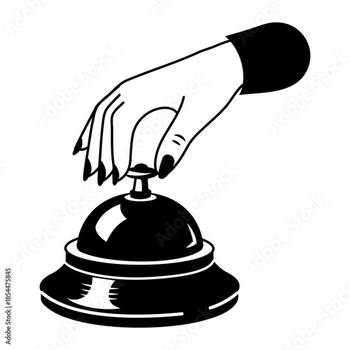 A doodle style illustration showing air conditioner