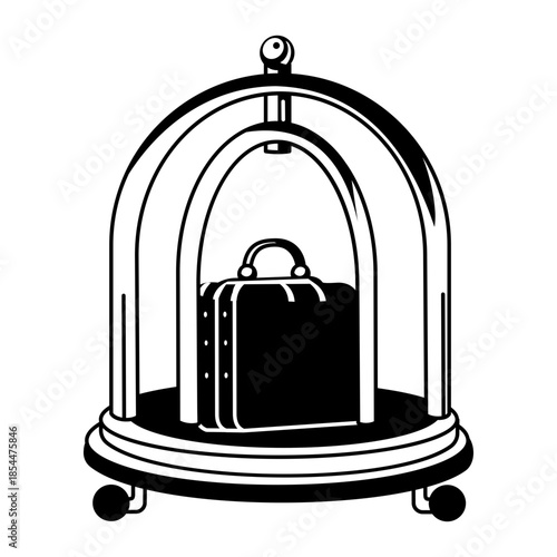 A doodle style illustration showing air conditioner