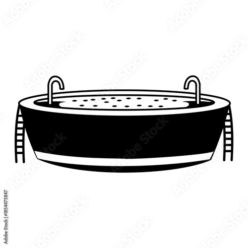 A doodle style illustration showing air conditioner