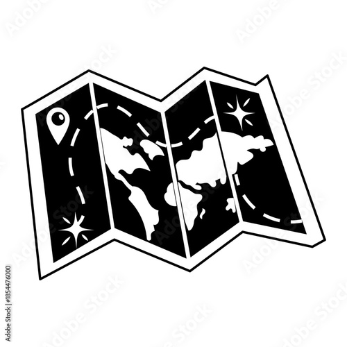 A doodle style illustration showing air conditioner