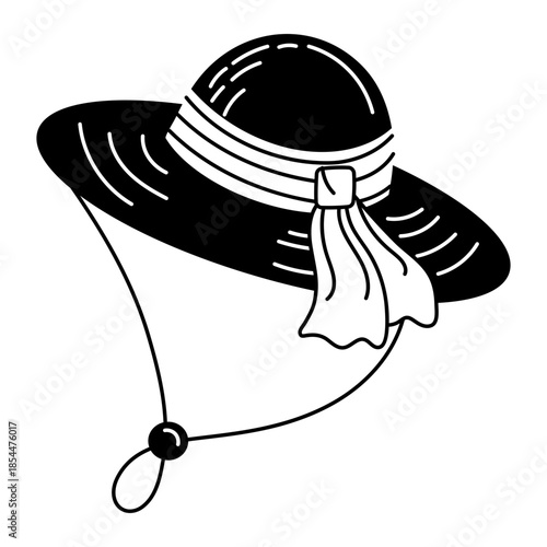 A doodle style illustration showing air conditioner