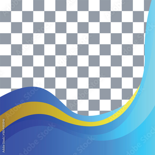 Colorful liquid frame illustration design