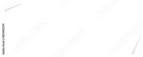 Folded Paper Banner. Extra Long Header Banner