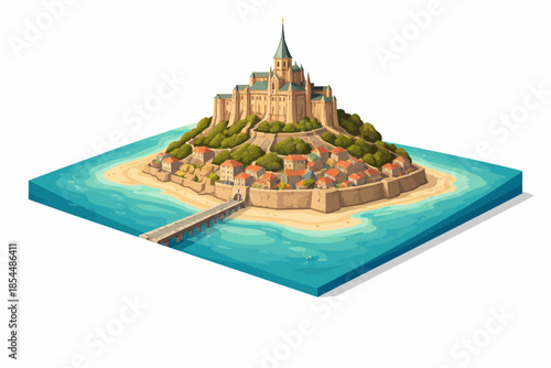 Mont Saint-Michel desde la isla